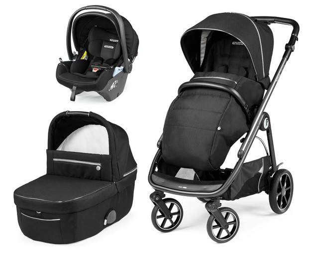 Peg Perego kolica 3 u 1 Veloce Lounge modularni sistem - crna Shine